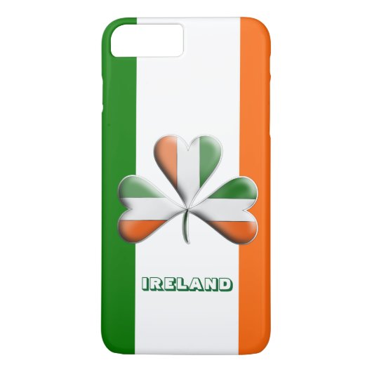 アイルランド国旗三色テーマシャムロック Case-Mate iPhoneケース (裏面)