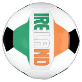 アイルランド国旗三色愛国  サッカーボール (回転)
