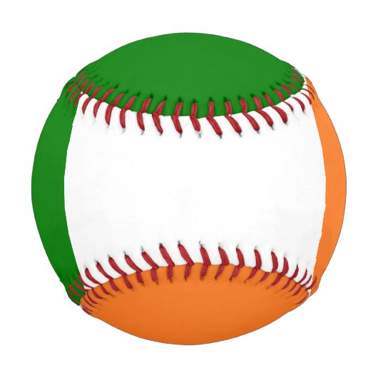 アイルランド国旗全面プリント 野球ボール (正面)