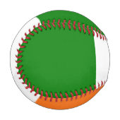 アイルランド国旗全面プリント 野球ボール (正面左)