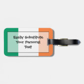 アイルランド国旗簡単ID （個人） ラゲッジタグ (裏面横)