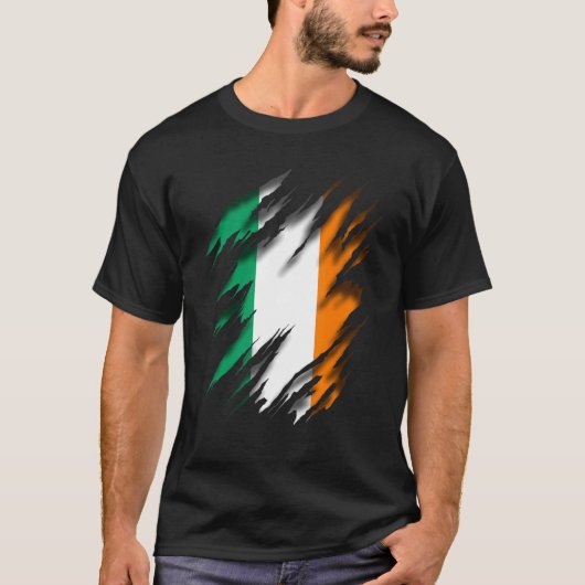 アイルランド国旗1 Tシャツ (正面)