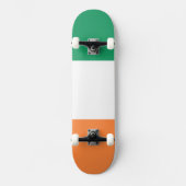 アイルランド国旗、アイリッシュスタンダード、バナー スケートボード (正面)