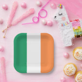 アイルランド国旗、アイリッシュスタンダード、バナー ペーパープレート (パーティー)