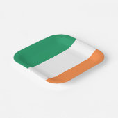 アイルランド国旗、アイリッシュスタンダード、バナー ペーパープレート (傾斜あり)