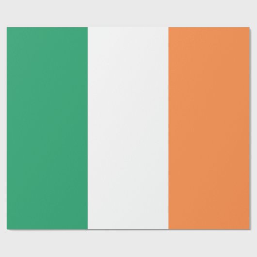 アイルランド国旗、アイリッシュスタンダード、バナー ラッピングペーパー (フラット)