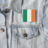アイルランド国旗、アイリッシュスタンダード、バナー 缶バッジ (インサイチュ)