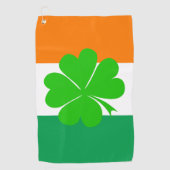 アイルランド国旗&アイルランドゴルフ/スポーツゴルフダブリン ゴルフタオル (正面)