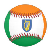 アイルランド国旗&アイルランドスポーツ/野球ボール 野球ボール (裏面)