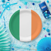 アイルランド国旗（アイルランド共和国） (ROI) （アイルランド） ペーパープレート (パーティー)