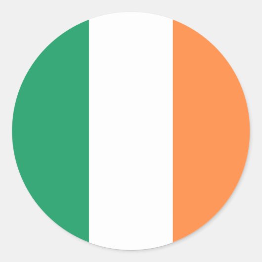 アイルランド国旗、アイルランド国旗 ラウンドシール (正面)