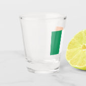 アイルランド国旗、アイルランド標準、バナー ショットグラス (左)