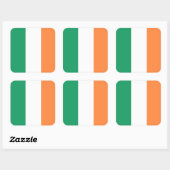 アイルランド国旗、アイルランド標準、バナー スクエアシール (シート)