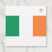 アイルランド国旗、アイルランド標準、バナー フェイバータグ (裏面)