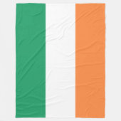 アイルランド国旗、アイルランド標準、バナー フリースブランケット (正面)
