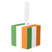 アイルランド国旗 キューブオーナメント (正面アングル)