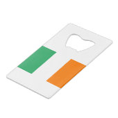 アイルランド国旗 クレジットカード栓抜き (正面アングル)