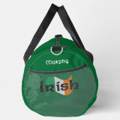アイルランド国旗(ケルトフォント大パーソナライズされた) ダッフルバッグ (右)