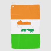 アイルランド国旗 ゴルフタオル (正面)