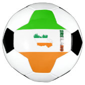 アイルランド国旗 サッカーボール (回転)
