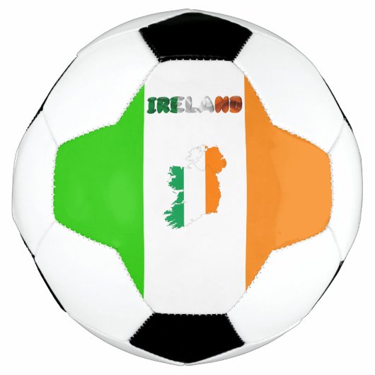 アイルランド国旗 サッカーボール (正面)
