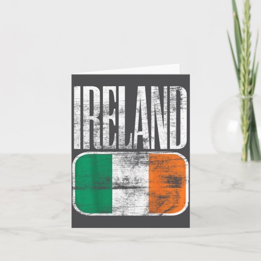 アイルランド国旗 サポート カード (正面)
