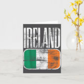 アイルランド国旗 サポート カード (黄色い花)