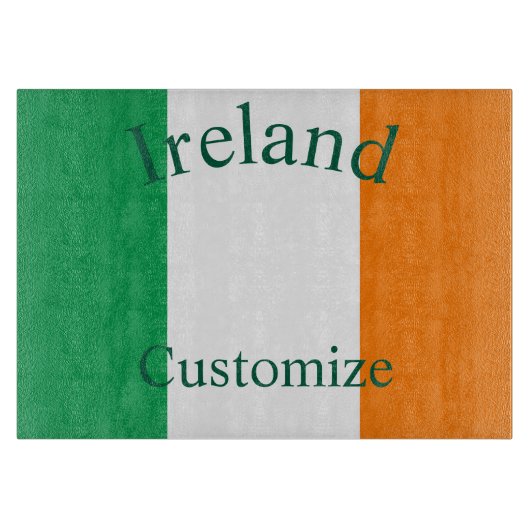 アイルランド国旗 サンダーコーブ カッティングボード (正面)