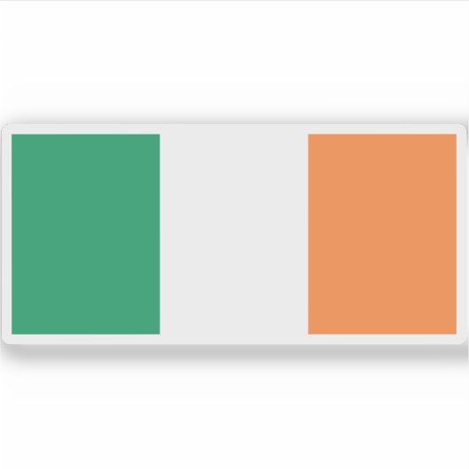 アイルランド国旗 シール (正面)