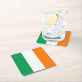 アイルランド国旗 スクエアペーパーコースター (インサイチュ)