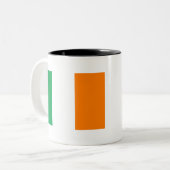 アイルランド国旗 ツートーンマグカップ (正面左)