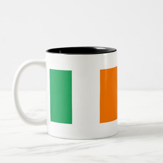 アイルランド国旗 ツートーンマグカップ (左)