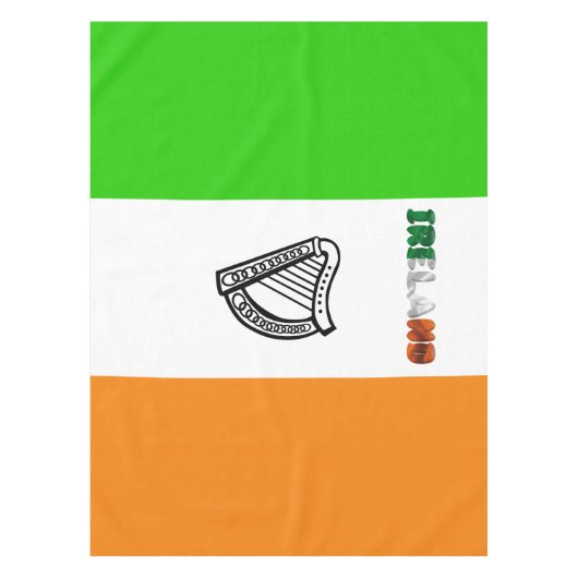 アイルランド国旗 テーブルクロス (正面)