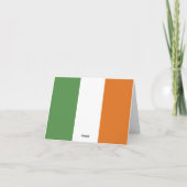 アイルランド国旗 ノートカード (裏面)