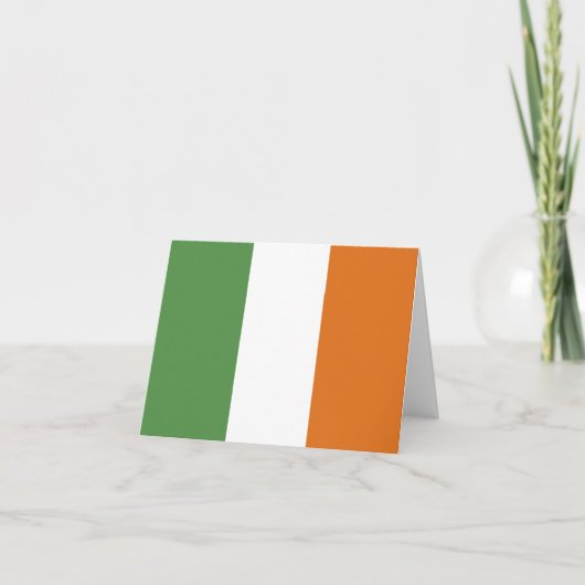 アイルランド国旗 ノートカード (正面)