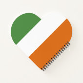 アイルランド国旗 ノートブック (裏面)