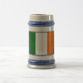 アイルランド国旗、ハープ、緑のシャムロック ビールジョッキ (中央)
