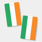 アイルランド国旗 バッジ (正面＆裏面)