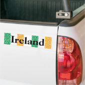 アイルランド国旗 バンパーステッカー (トラック上)