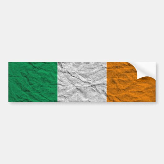 アイルランド国旗 バンパーステッカー (正面)