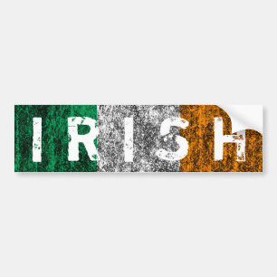アイルランド国旗 バンパーステッカー