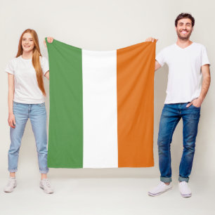 アイルランド国旗 フリースブランケット