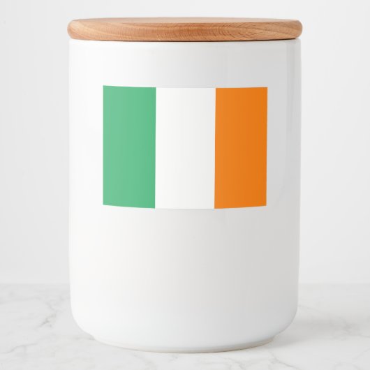 アイルランド国旗 フードラベル (正面)