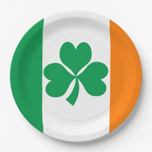 アイルランド国旗 ペーパープレート (正面)