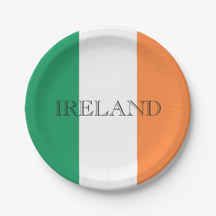 アイルランド国旗 ペーパープレート