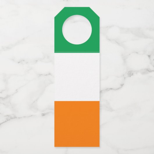 アイルランド国旗 ボトルネックタグ (正面)