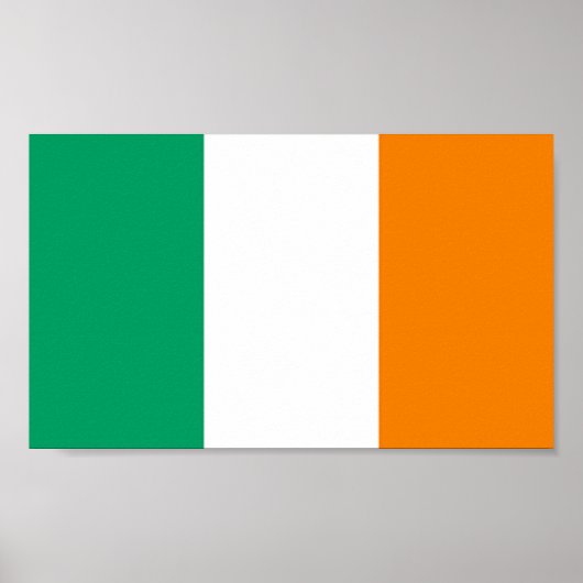 アイルランド国旗 ポスター (正面)