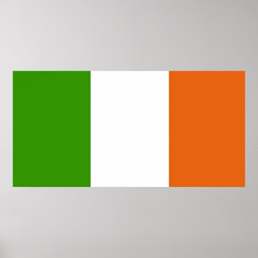 アイルランド国旗 ポスター (正面)
