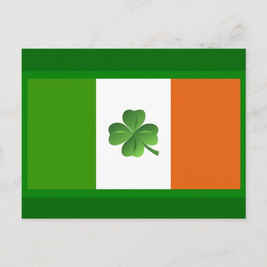 アイルランド国旗 ポストカード (正面)