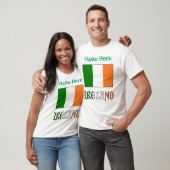 アイルランド国旗 メンズパーソナライズTシャツ  Tシャツ (ユニセックス)